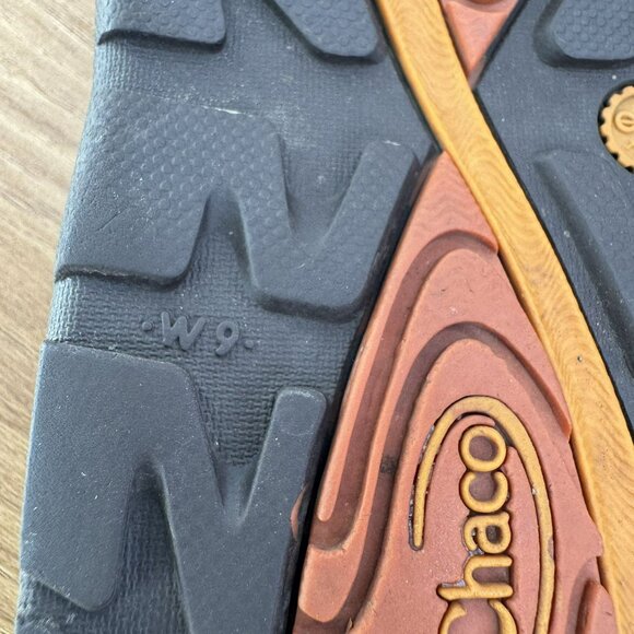 Chaco Womens Z/Cloud Sandals W9 Adjustable Straps Orange Brown Durable Outdoor‎ - Picture 5 of 8